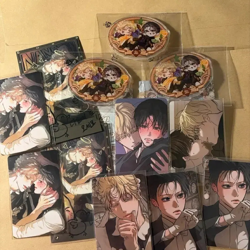 [BUNJANG] Rebom Bomtoon Romancemancy Taiwan Exclusive Drink Deco Pack Collection Card Magnet Bundle Set / 레봄 봄툰 낭만묵시록 대만특전 음료특전 데코팩 컬포 마그넷