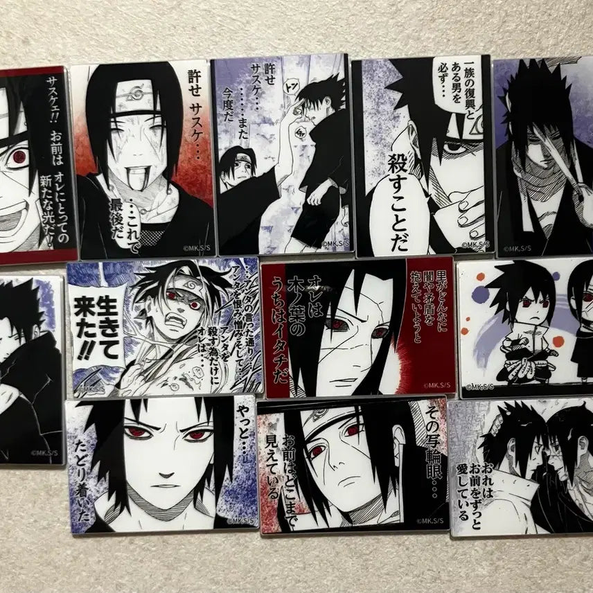 [BUNJANG] Naruto Itachi Sasuke Brothers Magnet Full Set / 일괄) 나루토 이타치 사스케 형제 마그넷 전세트