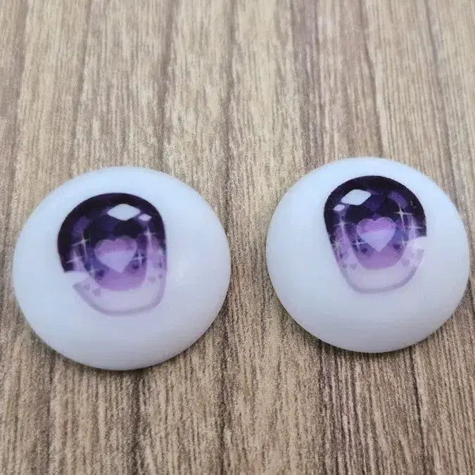 [BUNJANG] 18-20mm Purple Glass Eyes for MSD/MDD Ball-Jointed Dolls / 18~20mm mdd msd 보라색 구관 인형 안구
