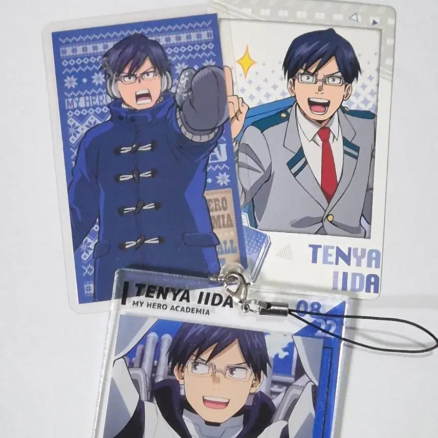 [BUNJANG] My Hero Academia Tenya Iida Bundle Photocard &amp; Acrylic Keyring / [일괄] 나히아 이이다 포카&amp;아크릴 키링