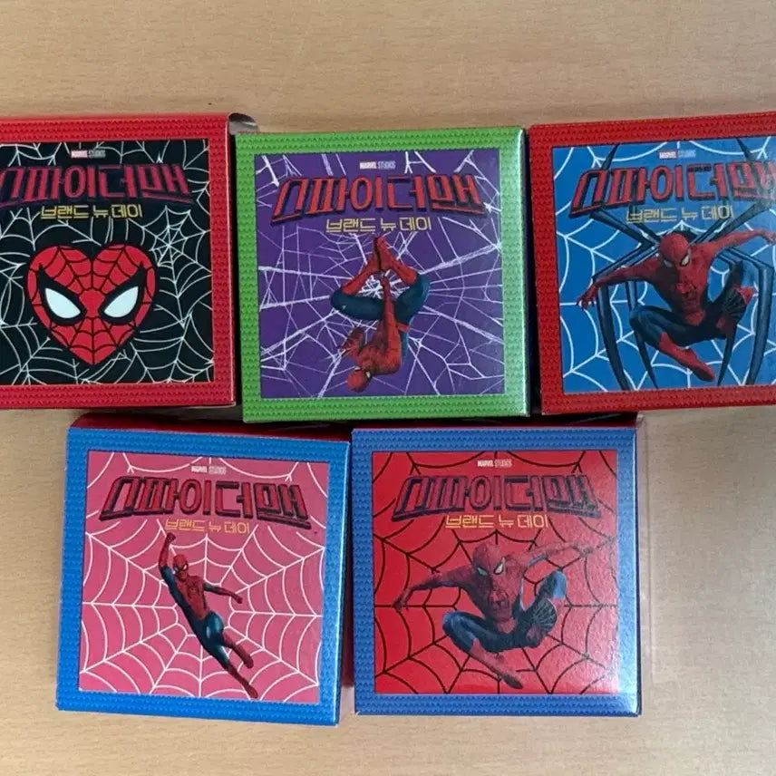 [BUNJANG] Spider-Man Brand New Day Happy Meal Set (5 Types) / 스파이더맨 브랜드 뉴데이 2차 해피밀 5종