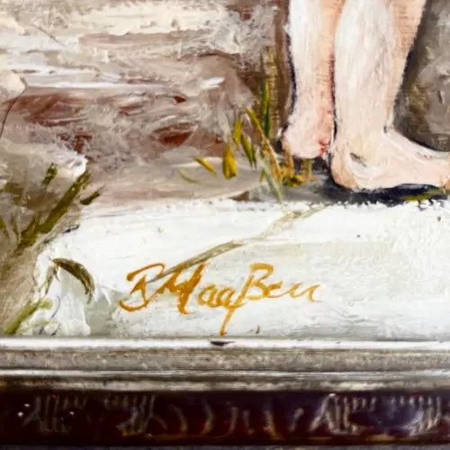 [BUNJANG] Antique English Hand-Painted Frame / 앤틱 영국 핸드페인트 액자