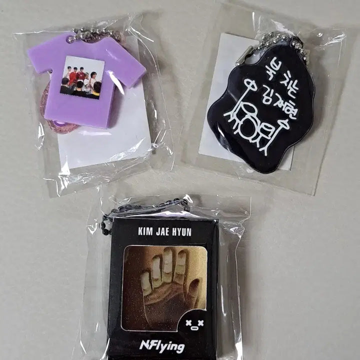 [BUNJANG] N.Flying 10th Anniversary Popup Kim Jaehyun Keyring Set (3 Types) / 엔플라잉 10주년 팝업 김재현 키링 3종 세트