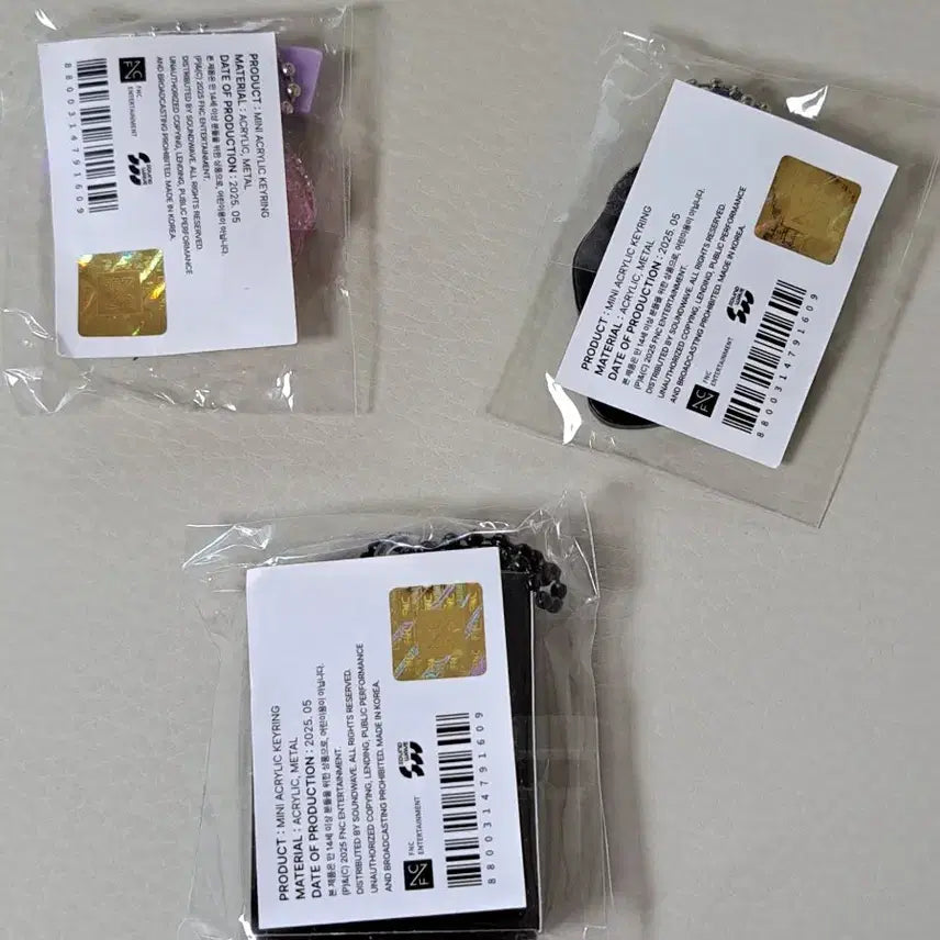 [BUNJANG] N.Flying 10th Anniversary Popup Kim Jaehyun Keyring Set (3 Types) / 엔플라잉 10주년 팝업 김재현 키링 3종 세트