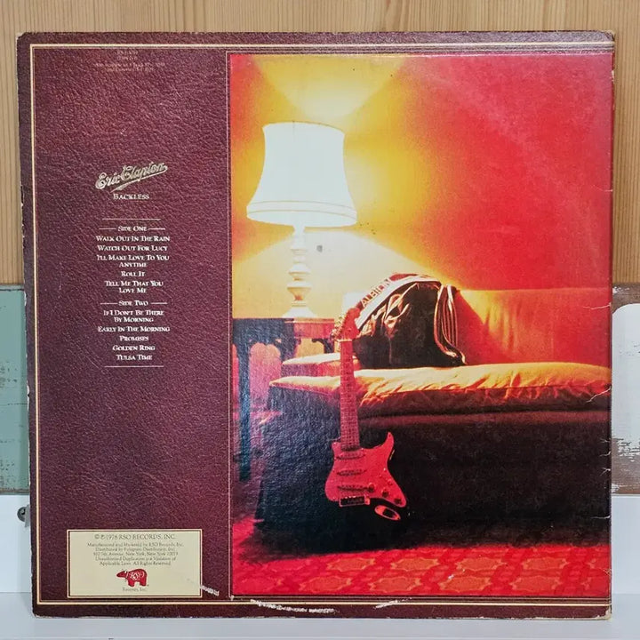 [BUNJANG] Eric Clapton Backless LP US First Press 1978 / Eric Clapton - Backless LP