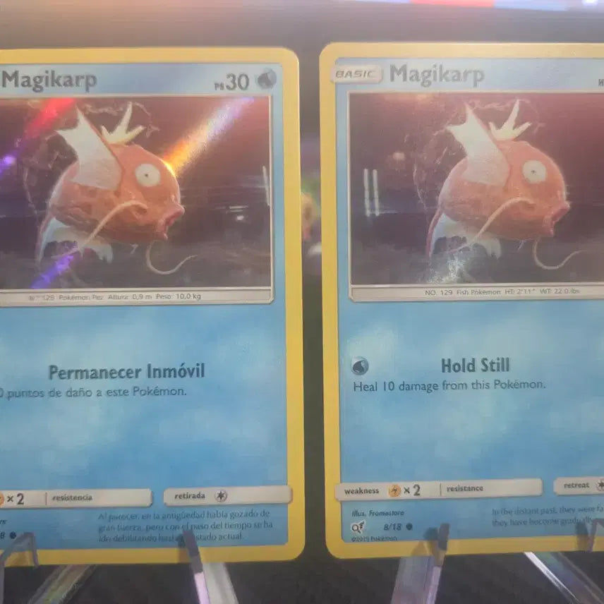 [BUNJANG] Detective Pikachu Magikarp North America + Spain + Korean Set / 명탐정 피카츄 잉어킹 8/18 북미 + 스페인+ 한글판 세트