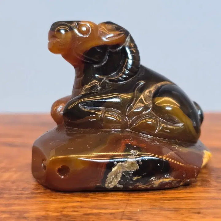[BUNJANG] Agate 12 Zodiac Sheep Mineral Stone / 26081102 좋은 기운을 내뿜는 마노석 12지중 양 광물 수석 팝니다