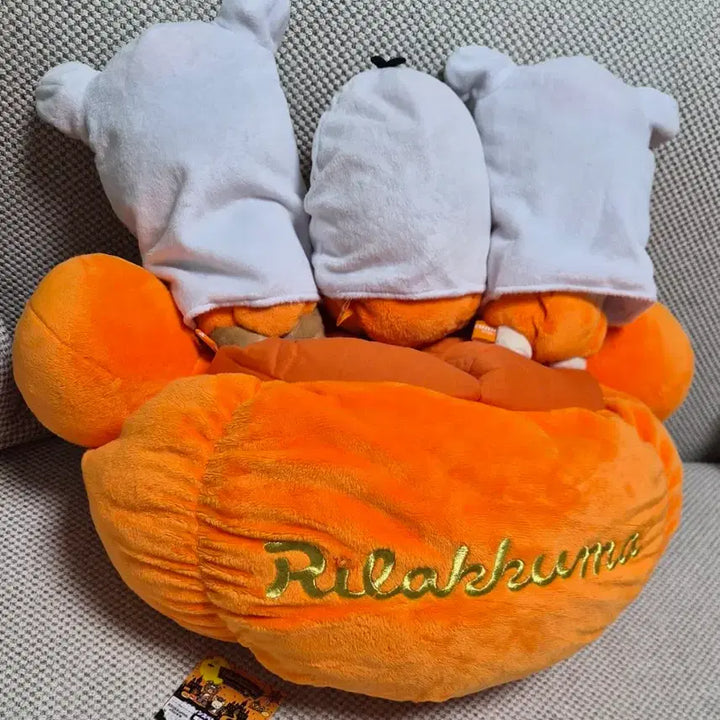 [BUNJANG] Rilakkuma 2013 Limited Edition Halloween Special Pumpkin Doll Set / 초레어/택포] 2013 한정판 리락쿠마 할로윈 스페셜 호박 인형 세트