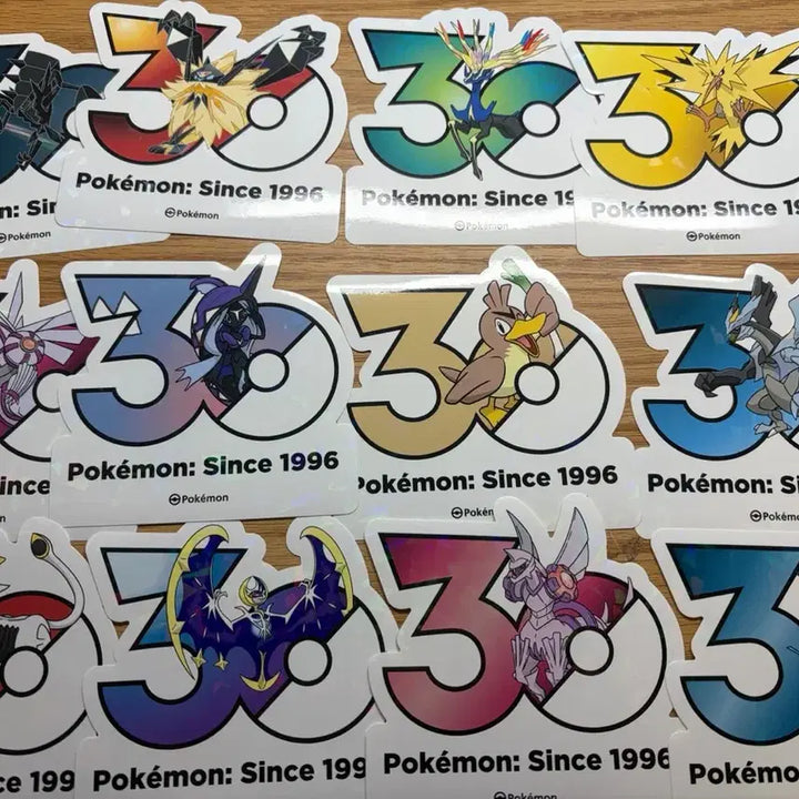 [BUNJANG] Pokemon 30th Anniversary Stickers / 포켓몬 30주년 스티커 원가판매 및 교환해요