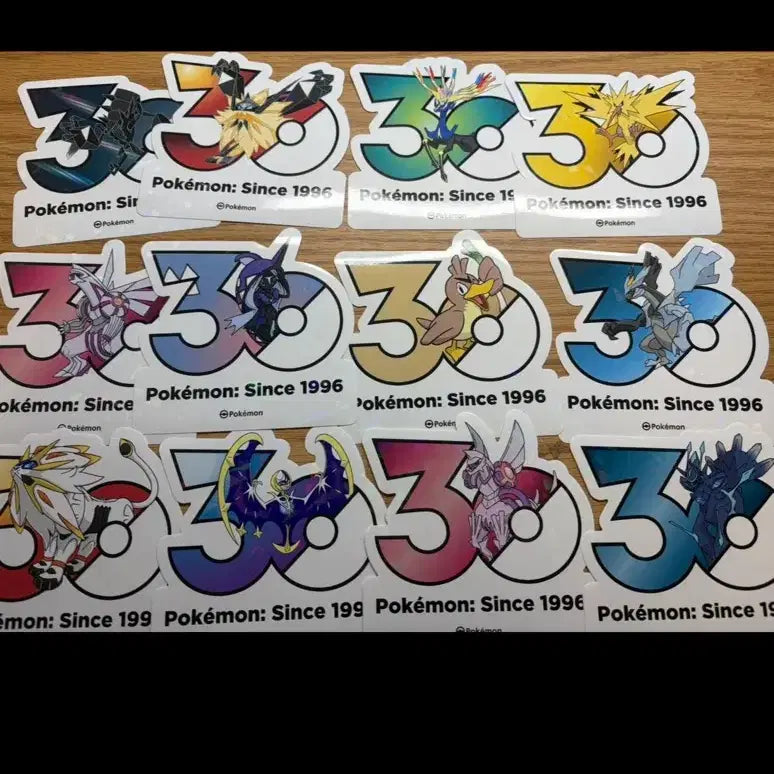 [BUNJANG] Pokemon 30th Anniversary Stickers / 포켓몬 30주년 스티커 원가판매 및 교환해요