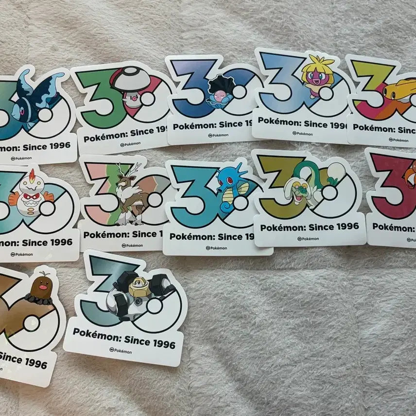 [BUNJANG] Pokemon 30th Anniversary Stickers / 포켓몬 30주년 스티커 원가판매 및 교환해요