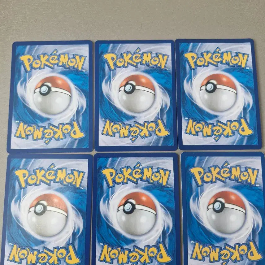 [BUNJANG] Pokemon Holographic Energy Cards Bundle Set / 홀로그램 에너지 카드 6장 일괄