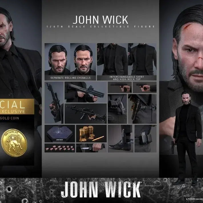 [BUNJANG] Hot Toys MMS832B John Wick Special Edition (Sculpture) Sealed / 미개봉) 핫토이  MMS832B 존 윅 스페셜 에디션 (조형모)