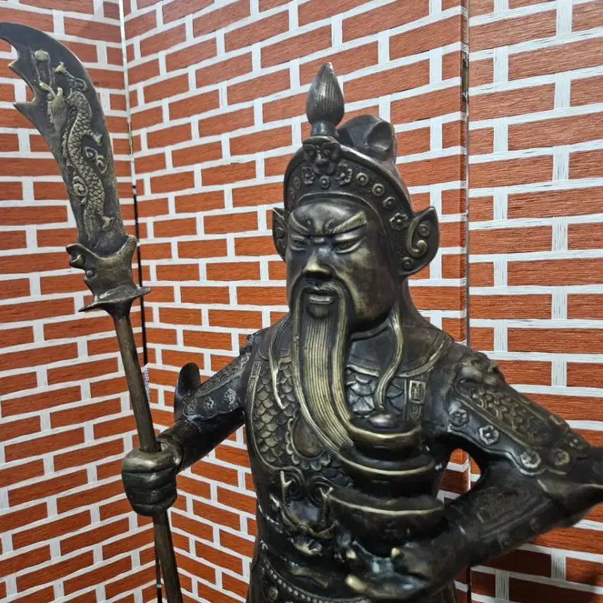 [BUNJANG] Bronze General Guan Yu Statue / 청동 관우장군 조각상