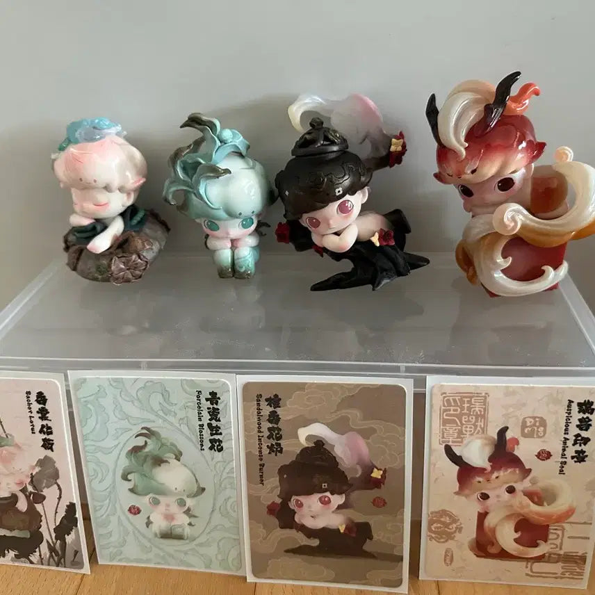 [BUNJANG] Dimoo Tea Time Series Figurines Bundle Set / 디무 차 한잔의 여유 시리즈 판매