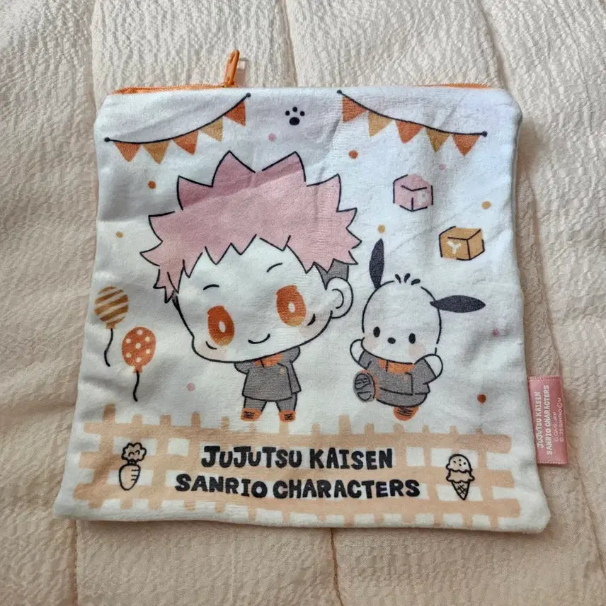 [BUNJANG] Jujutsu Kaisen x Sanrio Collaboration Pouch / 주술회전 산리오 콜라보 파우치 이타도리 유지&amp;포차코