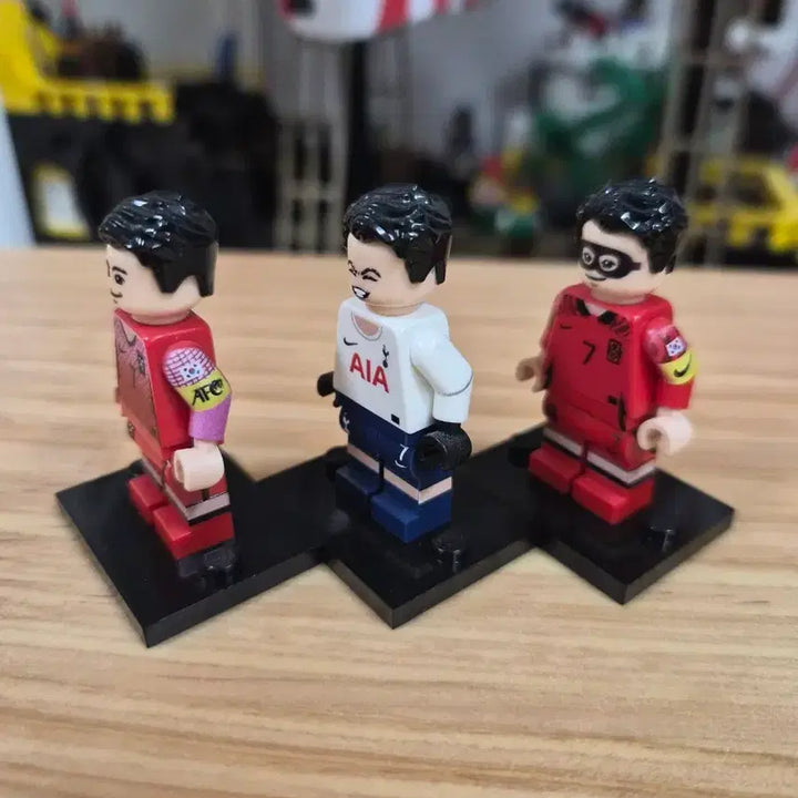 [BUNJANG] Custom LEGO Son Heung-min 3-Type Set (Genuine Bricks) / 정품 레고 커스텀 손흥민 3종