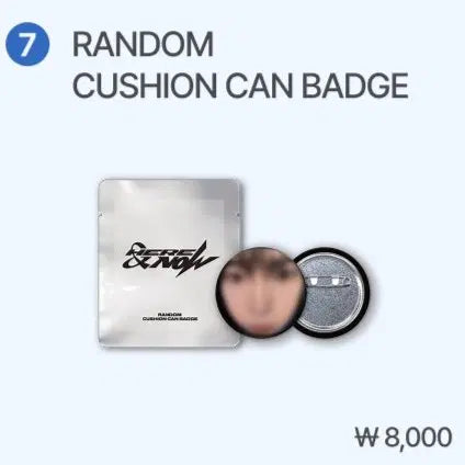 [BUNJANG] ZB1 (Kim Gyuvin) X The Whole 9 Random Cushion Can Badge / (김규빈) 제로베이스원 앤더블 랜덤 쿠션 캔뱃지