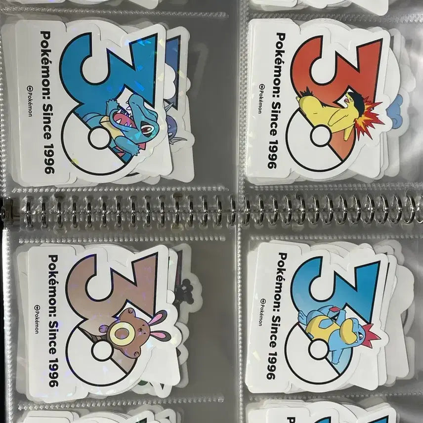 [BUNJANG] Pokemon 30th Anniversary Stickers Generation 2 Full Set Bundle / 포켓몬 30주년 스티커 2세대 일괄 전종