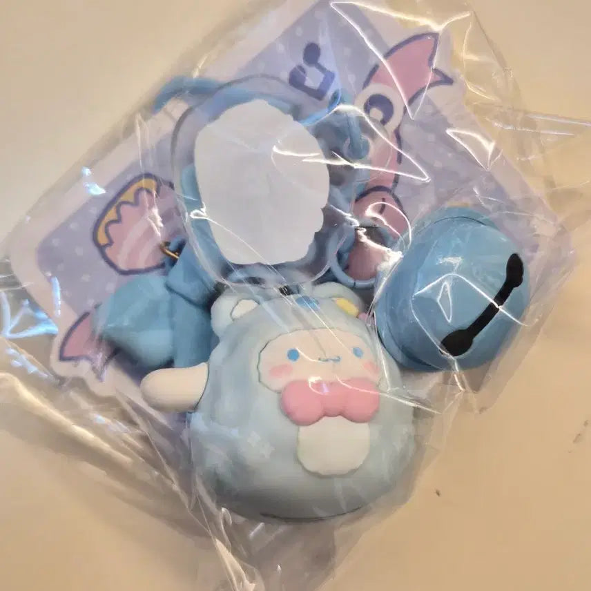 [BUNJANG] Sanrio Cinnamoroll Tumbler Figure Bell Keychain (Sealed) / [미개봉] 산리오 시나모롤 오뚝이 피규어 방울 키링