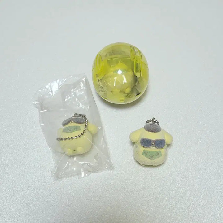 [BUNJANG] Sanrio Fluffy Ring Pompompurin Keychain New / 산리오 플로키 키링 폼폼푸린 새상품