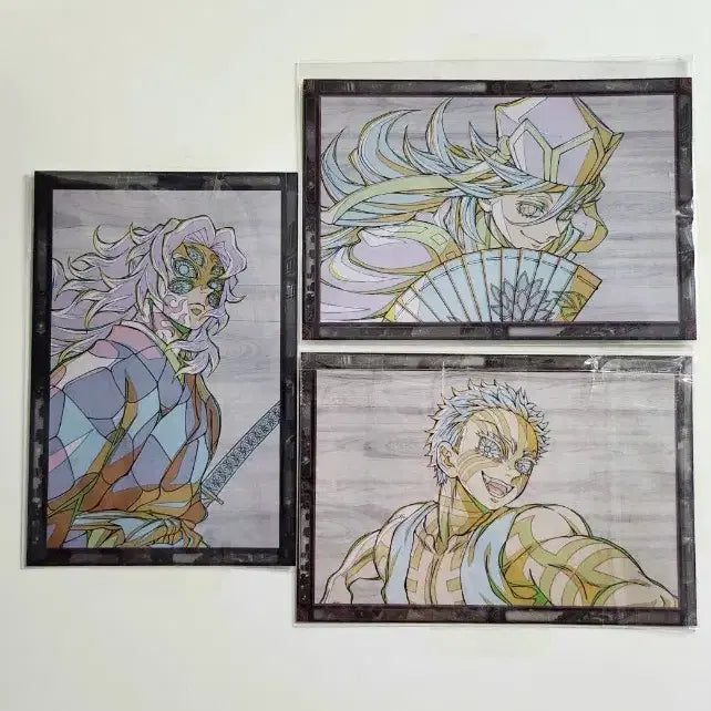 [BUNJANG] Demon Slayer Kokushibo, Douma, Akaza Original Art Postcard Bundle Set / 귀멸의칼날 코쿠시보 도우마 아카자 원화 엽서 일괄