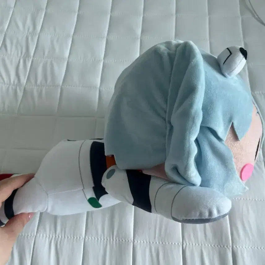 [BUNJANG] Evangelion Ayanami Rei Nesoberi Plush Doll / 급전) 에반게리온 아야나미 레이 네소베리 누이 인형