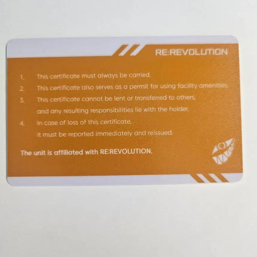 [BUNJANG] Lee Revolution Gemini Proof Card / 리레볼루션 한정판 제미니 소속증명카드