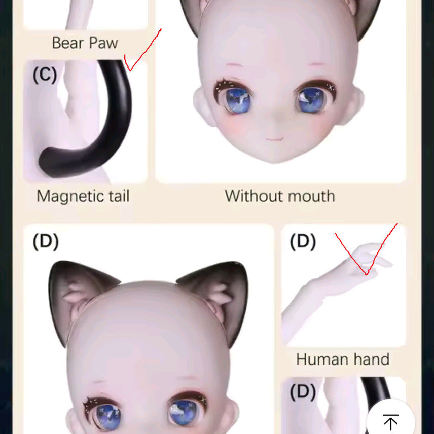 [BUNJANG] Sugafairy 1/4 Scale Ball Jointed Doll Full Set / 슈가페어리 1/4 BJD 구관인형 풀셋