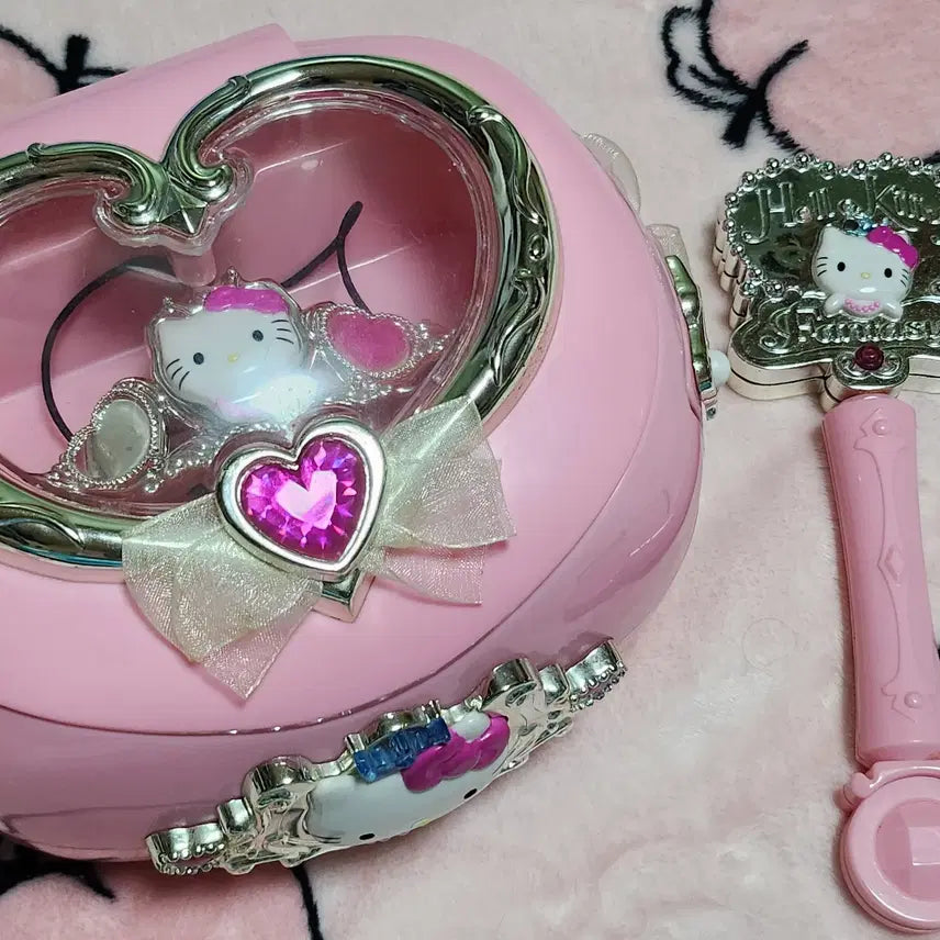 [BUNJANG] Wedding Peach Tommy Magic Jewelry Hello Kitty Jewel Box (Reproduction Version, Non-functional) / (작동X) 가격제안가능 웨딩피치 토미 매직 쥬얼리 헬로키티 보석함 재판