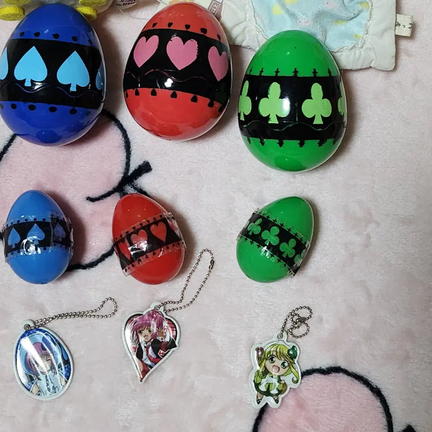 [BUNJANG] Humpty Lock Character Series "Ran" Miki &amp; Suu Guardian Eggs Set / 제안 가능 캐릭캐릭체인지 고전완구 험프티록  란 미키 스우 수호알 3종