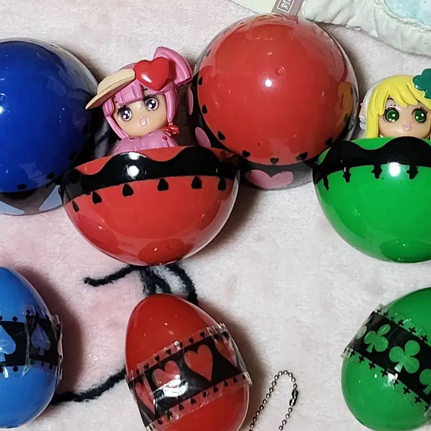 [BUNJANG] Humpty Lock Character Series "Ran" Miki &amp; Suu Guardian Eggs Set / 제안 가능 캐릭캐릭체인지 고전완구 험프티록  란 미키 스우 수호알 3종