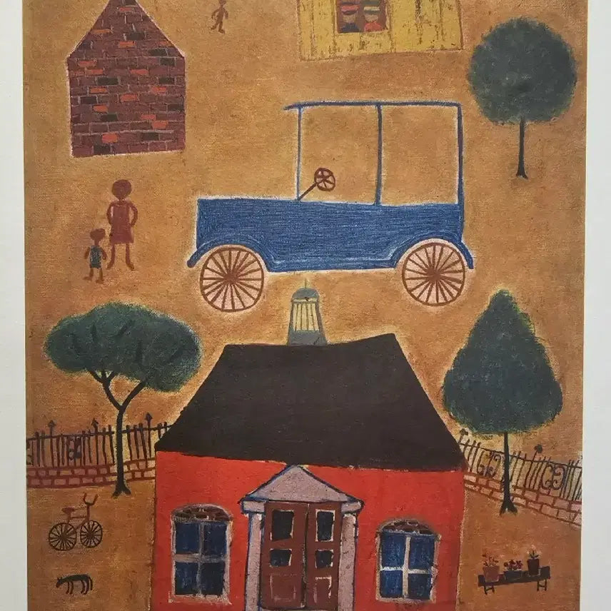 [BUNJANG] Jang Uk-jin Art Print / 장욱진 화백의 아트판화.