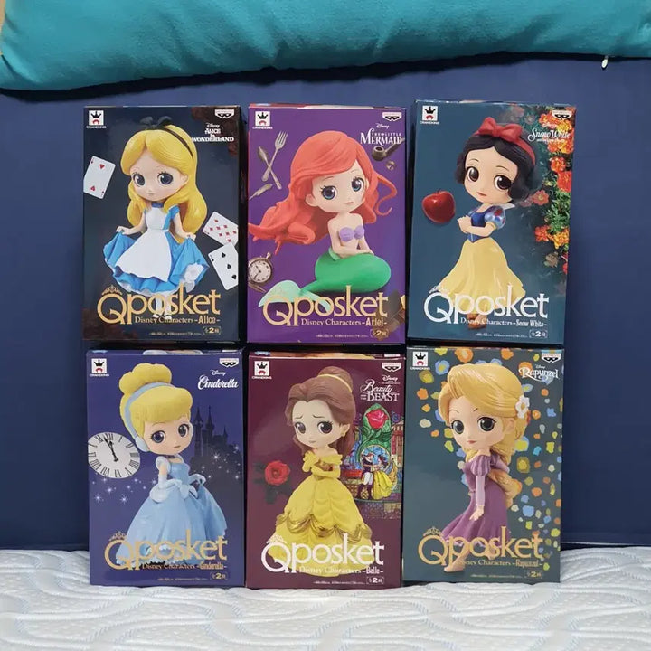 [BUNJANG] Q Posket Disney Characters Collection A First Edition (6 Figure Set) / [정품] 큐포스켓 디즈니 캐릭터 A 초판 (6종세트)