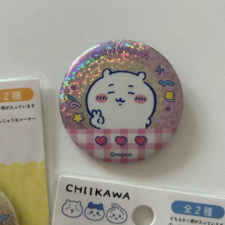 [BUNJANG] Cheeikawa 3-Type Can Badge Set / 치이카와 캔뱃지 3종