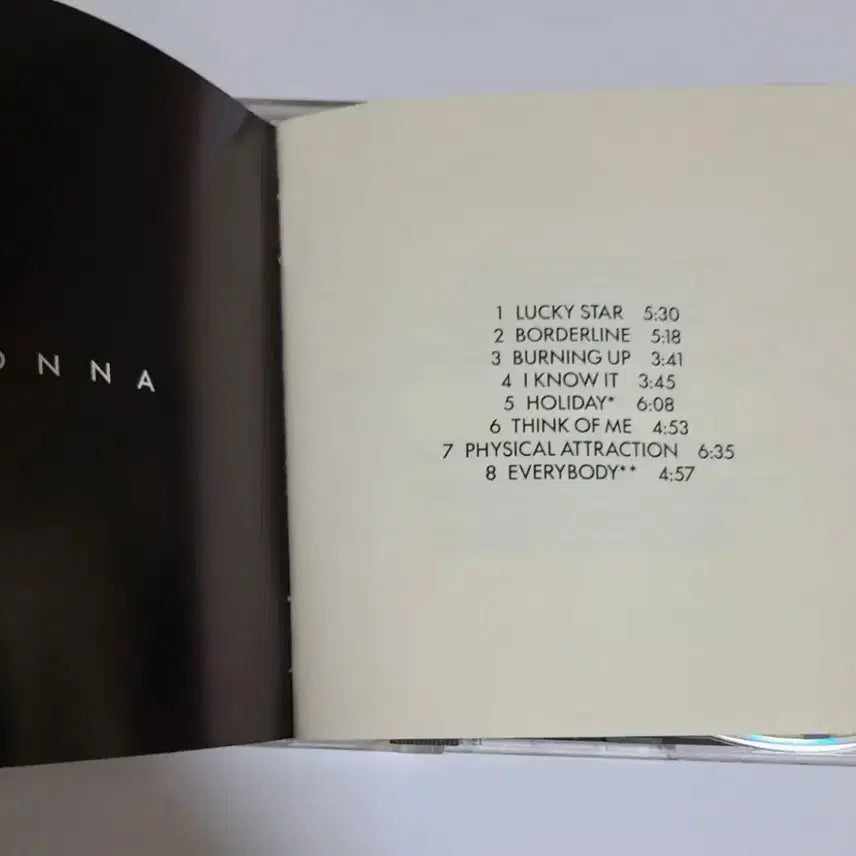 [BUNJANG] Madonna 1st Album "Madonna" CD / 마돈나 1집 Madonna 앨범 시디 CD