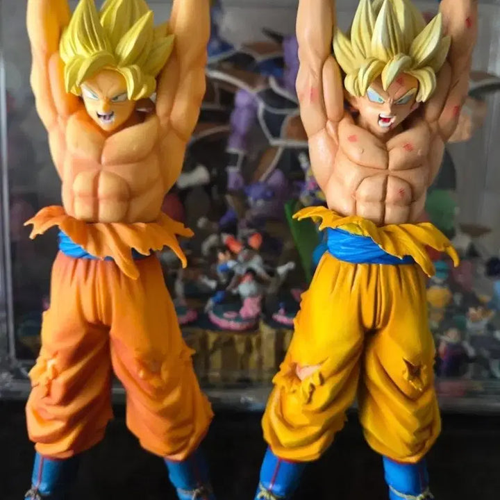 [BUNJANG] Dragon Ball Banpresto Recast Super Saiyan Goku Figure / [리페인트 작] 원기옥 초사이어인 손오공 _ 드래곤볼 _ 반프레스토