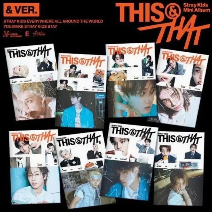 [BUNJANG] Stray Kids THIS &amp; THAT Set Ver. 8 Types / 스트레이키즈 THIS &amp; THAT &amp;VER. SET 8종 1세트
