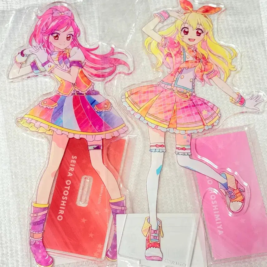 [BUNJANG] Aikatsu! Ichigo Aoi Ran Seira Big Acrylic Stand Bundle Set / 일괄) 아이카츠 아이엠스타 세이라 세라 이치고 라임 2WingS 트윙스 트윙즈 빅 아크릴스탠드