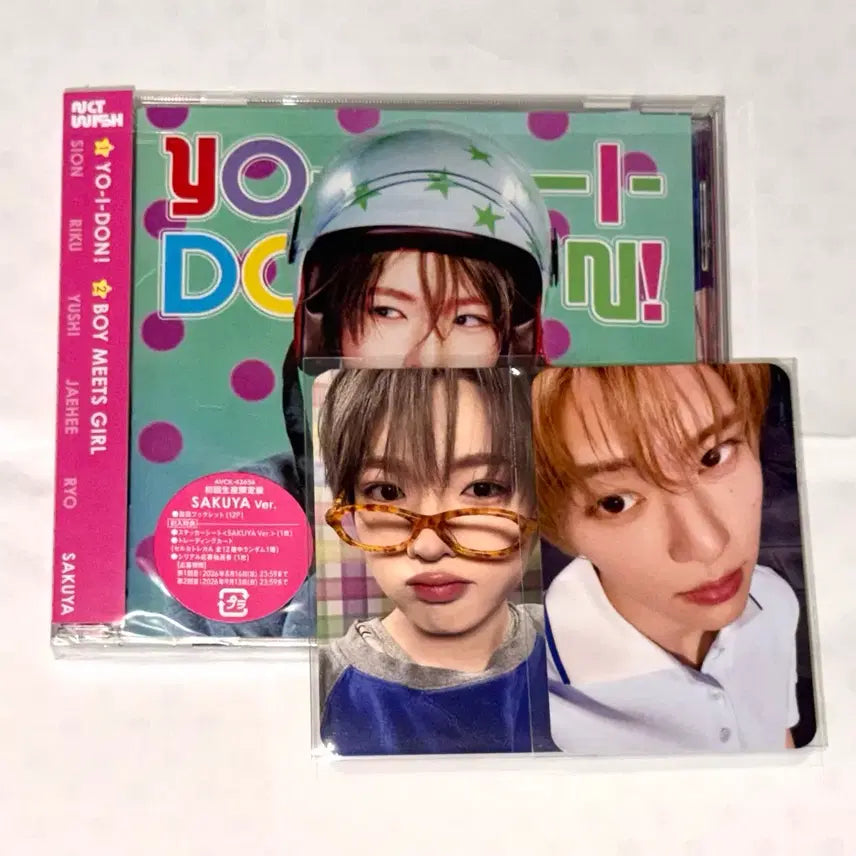[BUNJANG] NCT WISH Sakuya Yoitokami Japanese Album First Press Limited Edition Jewel Case / 엔시티 위시 사쿠야 요이동 보밋걸 일본 앨범 초회한정반 개인반 쥬얼