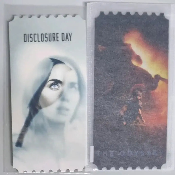 [BUNJANG] Megabox Odyssey &amp; Disclosure Day Original Ticket Bundle / 메가박스 오디세이 +디스클로저데이 오리지널티켓 일괄양도