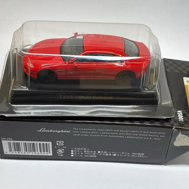[BUNJANG] Kyosho 1:64 Lamborghini Estoque Red Full Box Mint Condition / 교쇼 1:64 람보르기니 에스토크 레드 풀박스 무하자