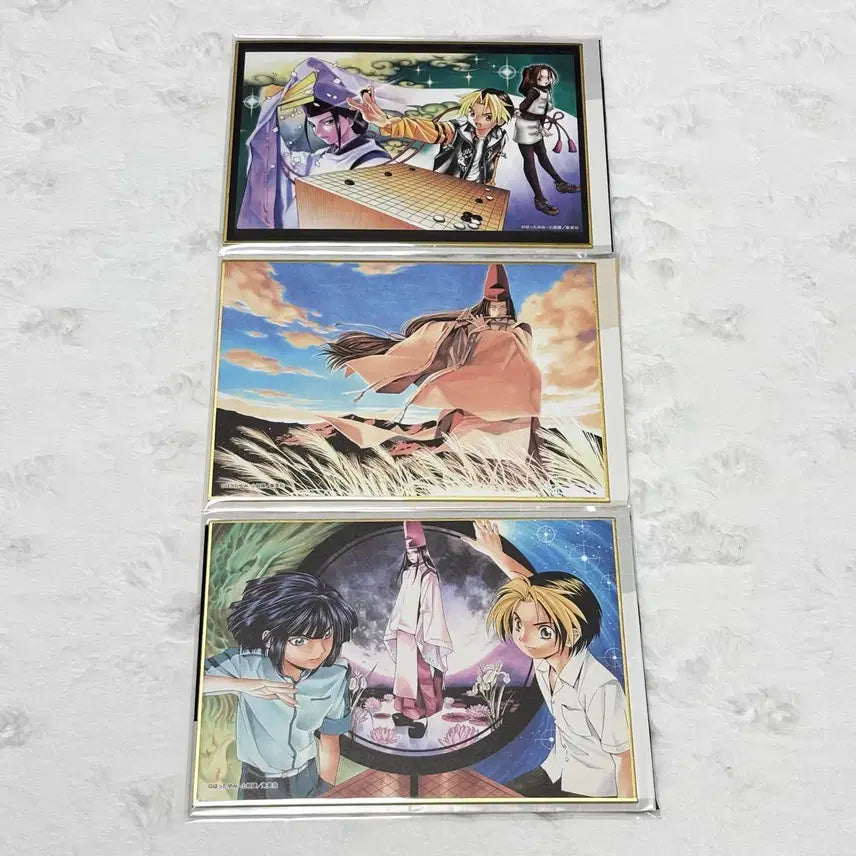 [BUNJANG] Hikaru no Go Original Art Exhibition Color Paper Bundle Set / (일괄 가격) 히카루의 바둑 원화전 색지 고스트 바둑왕
