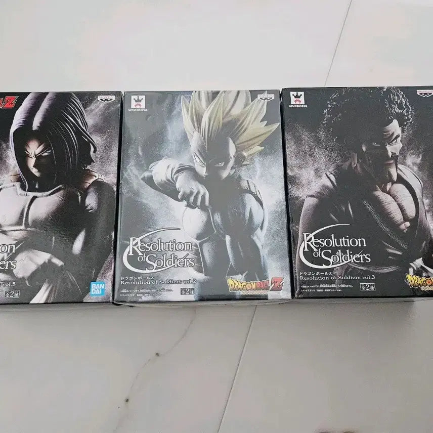 [BUNJANG] Dragon Ball Resolution of Soldiers 3종 Sealed / 드래곤볼 resolution 3종 미개봉