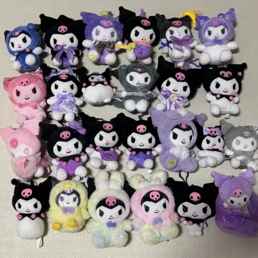 [BUNJANG] Sanrio Kuromi Mascot Keyring Bundle / 한국 정품 쿠로미 마스코트키링 일괄 판매