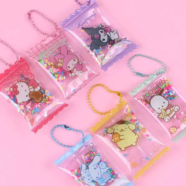 [BUNJANG] Sanrio Kuromi Cherry Pink Candy Charm / (체리 핑크 쿠로미) 산리오 랜덤 캔디 키링