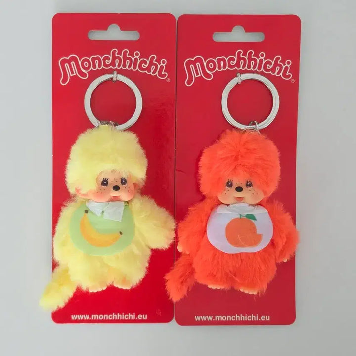 [BUNJANG] Monchhichi Fruit Themed Keychain Set / 몬치치 후르츠 과일 키링세트