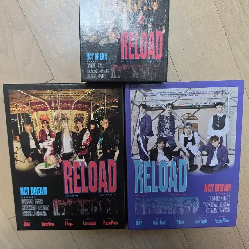 [BUNJANG] NCT DREAM Reload Album 3 Versions Set / NCT DREAM RELOAD 앨범 3종 세트