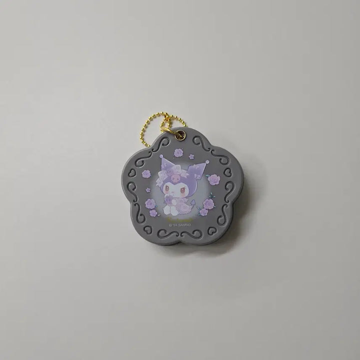[BUNJANG] Sanrio Kuromi Secret Mini Mirror Charm Keychain / (쿠로미 검정) 산리오 시크릿 미니 거울 참 키링 돌리로즈