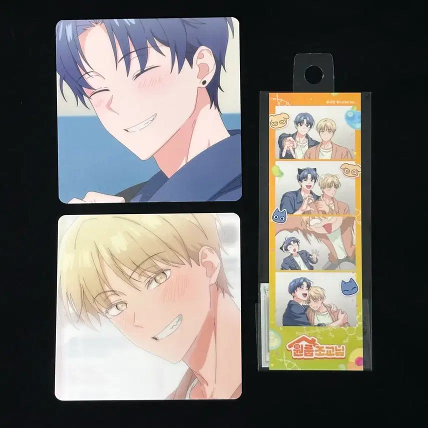[BUNJANG] Anipluse Studio 1-Room Instructor Special Edition Coaster &amp; Photo Set / 원룸조교님 애니플러스 특전 코스터 네컷 세트